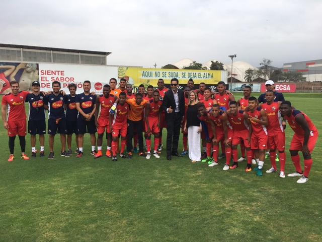 La selección nacional de fútbol de Panamá categoría sub 20 juega partido amistoso con Perú